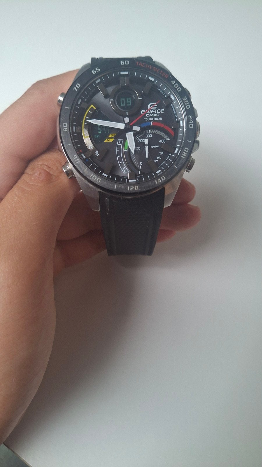 Casio ECB-900 horloge, Casio, Staal, Polshorloge, Kunststof