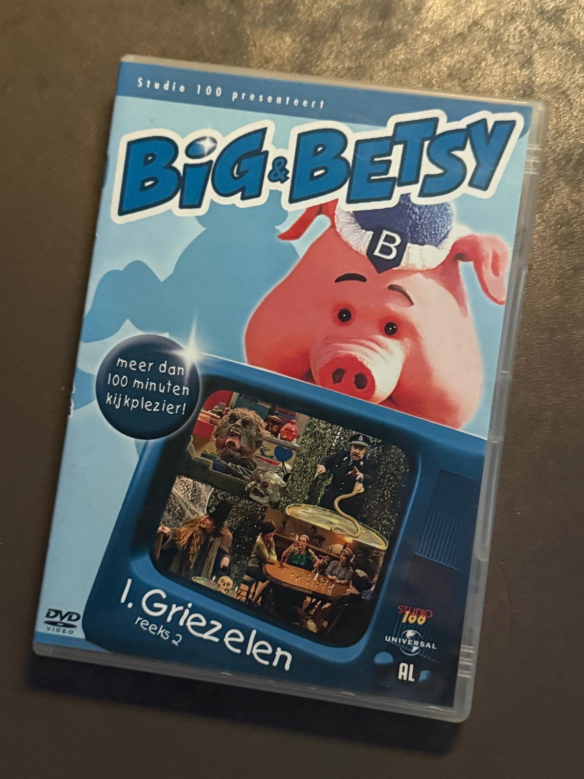 Big & Betsy - 1 Reeks 2 - Griezelen (DVD) (Zeldzaam), Cd's en Dvd's, Gebruikt, Alle leeftijden, Tv-serie, Familie