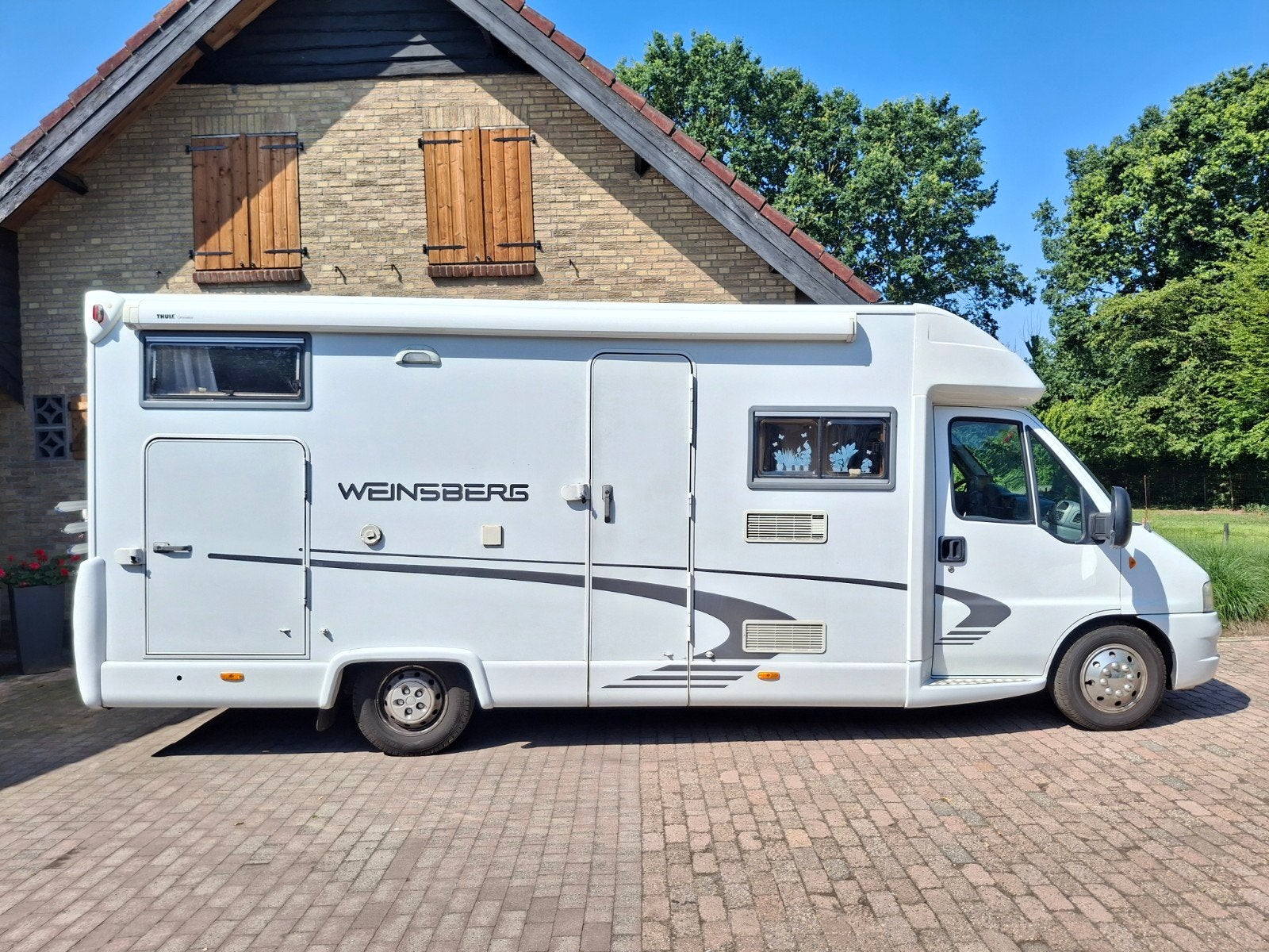 "Weinsberg Camper 2004 met Fiat Ducato 2.8 JTD en airco", Caravans en Kamperen, Campers, Weinsberg, Ringverwarming, Fiat, Bedrijf