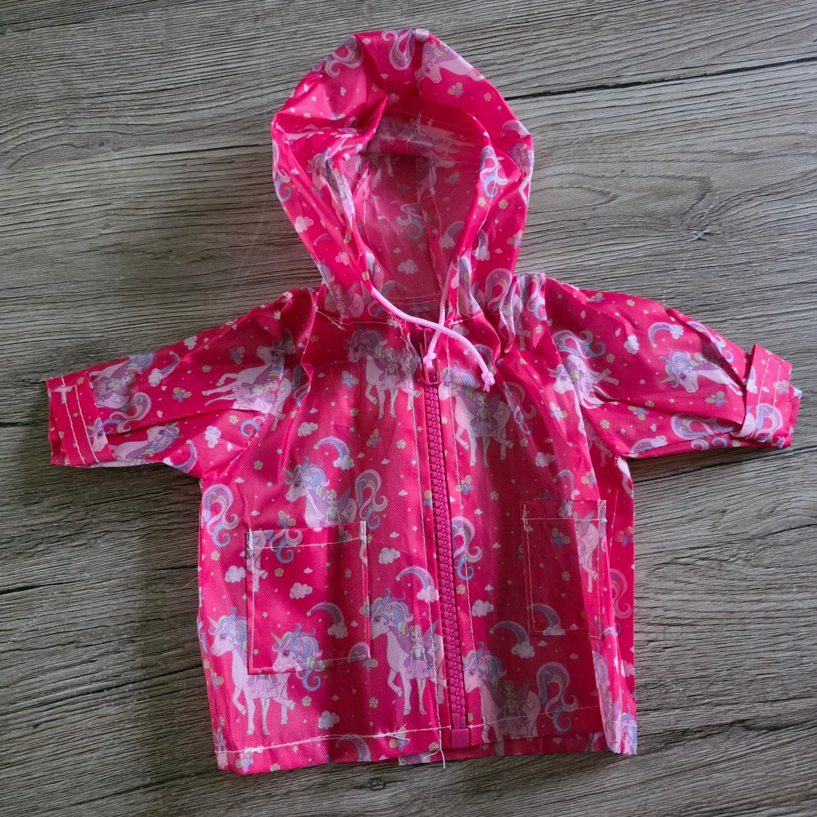 Babypop roze Regenjas – Geschikt voor Baby Born 43 cm, Ophalen of Verzenden, Nieuw, Kleertjes
