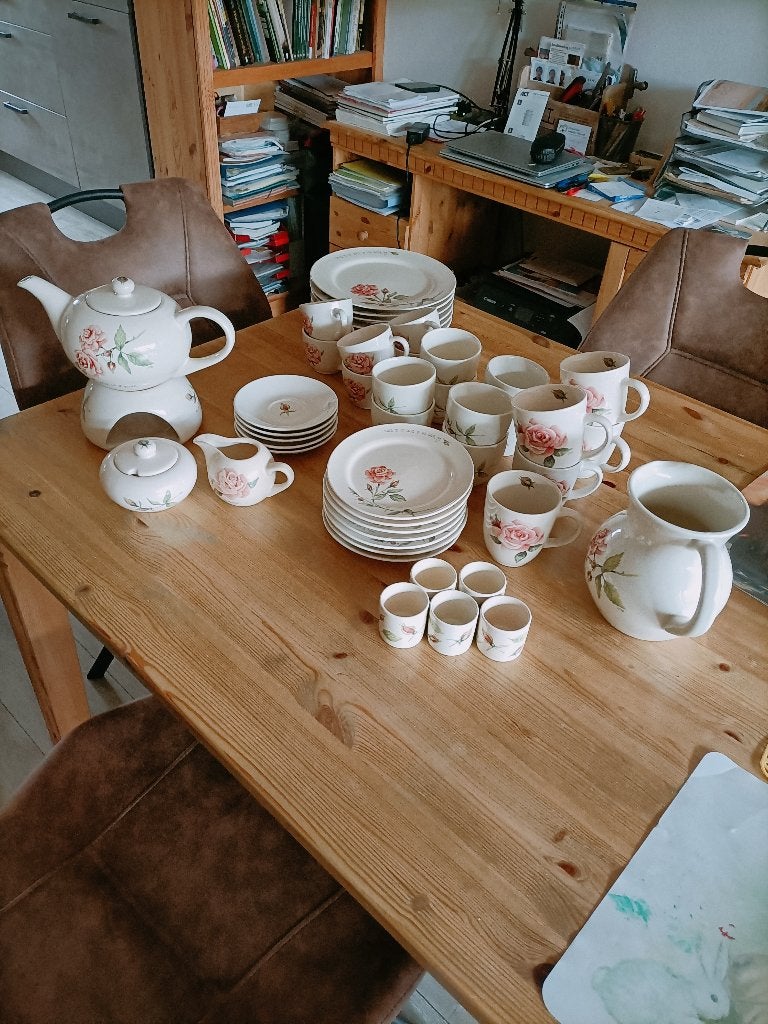 Servies Rose is a rose ter steege, Ophalen, Overige typen, Zo goed als nieuw, Overige stijlen