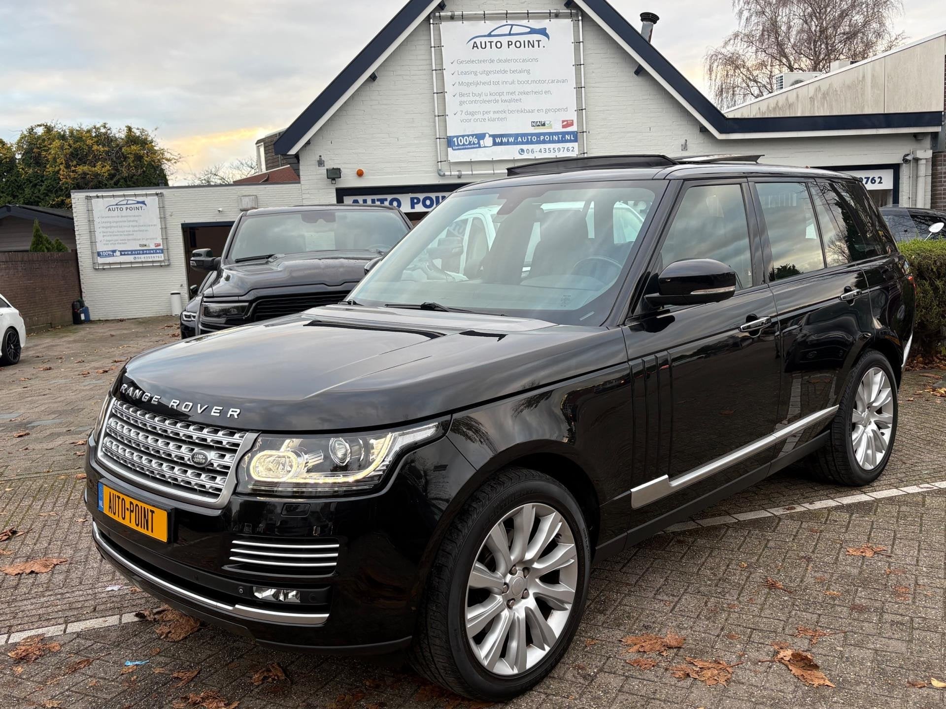 Land Rover Range Rover 3.0 TDV6 117785KM 1EIGENAAR/AUTOBIOGR, Auto's, Automaat, Euro 5, Gebruikt, Zwart