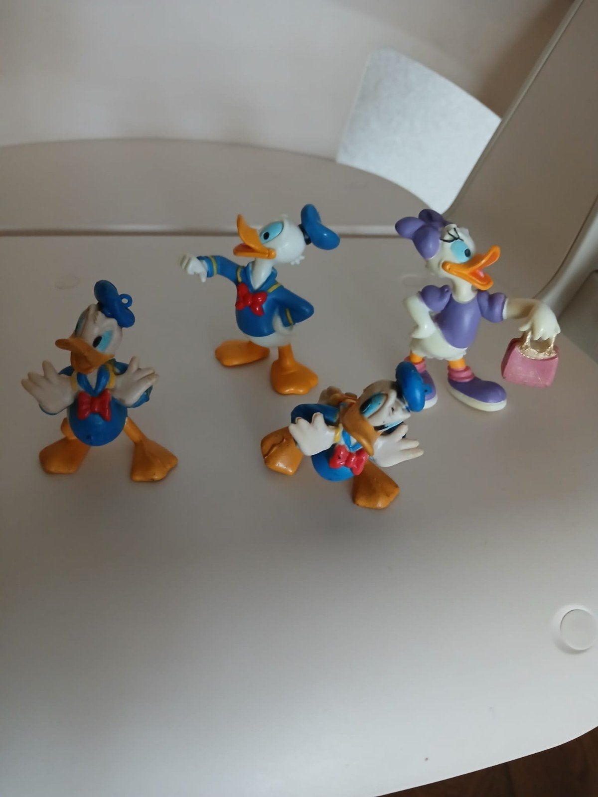 Disney Bullyland poppetjes Katrien en Donald en andere., Ophalen of Verzenden, Gebruikt