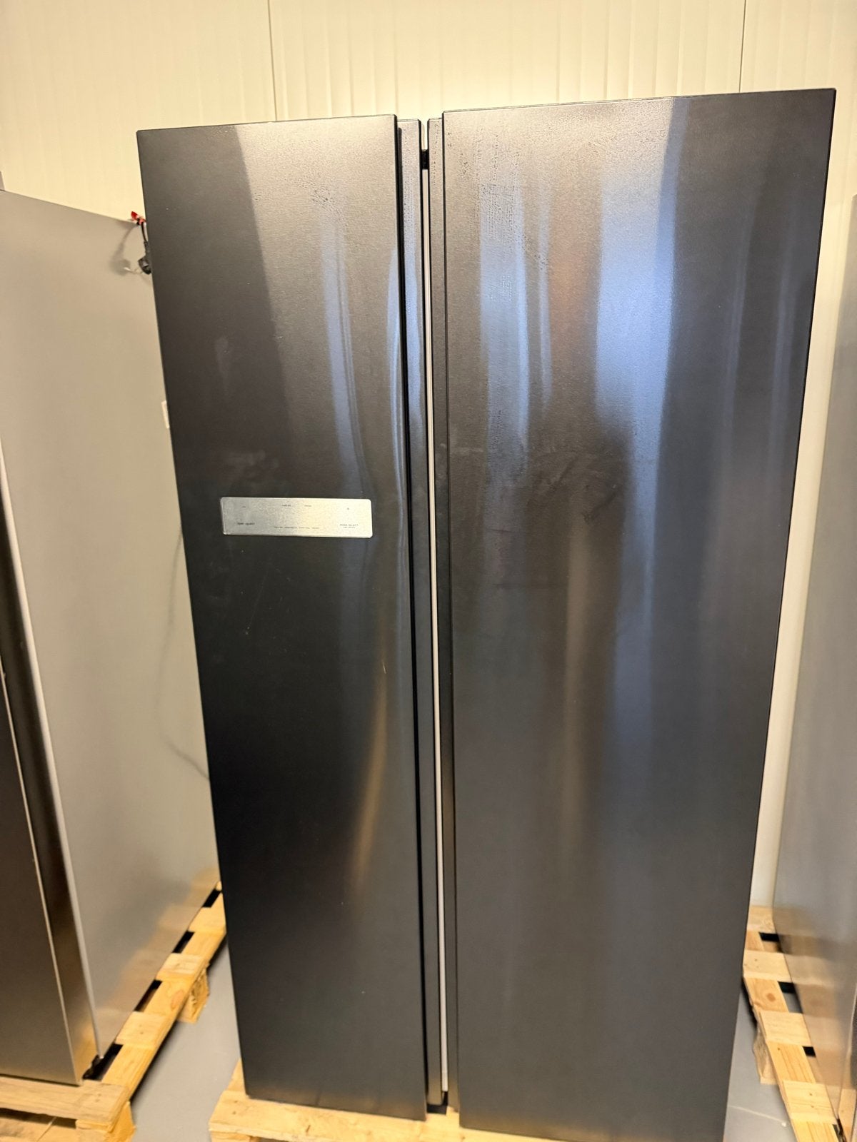 Hanseatic Side-by-side koelkast met vriezer Gratis Bezorging, 200 liter of meer, 60 cm of meer, Met aparte vriezer, Nieuw