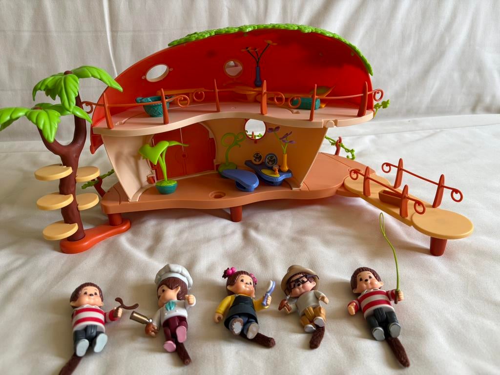 Monchhichi boomhuis incl meubels & poppetjes speelhuis, Ophalen of Verzenden, Zo goed als nieuw, Jongen of Meisje