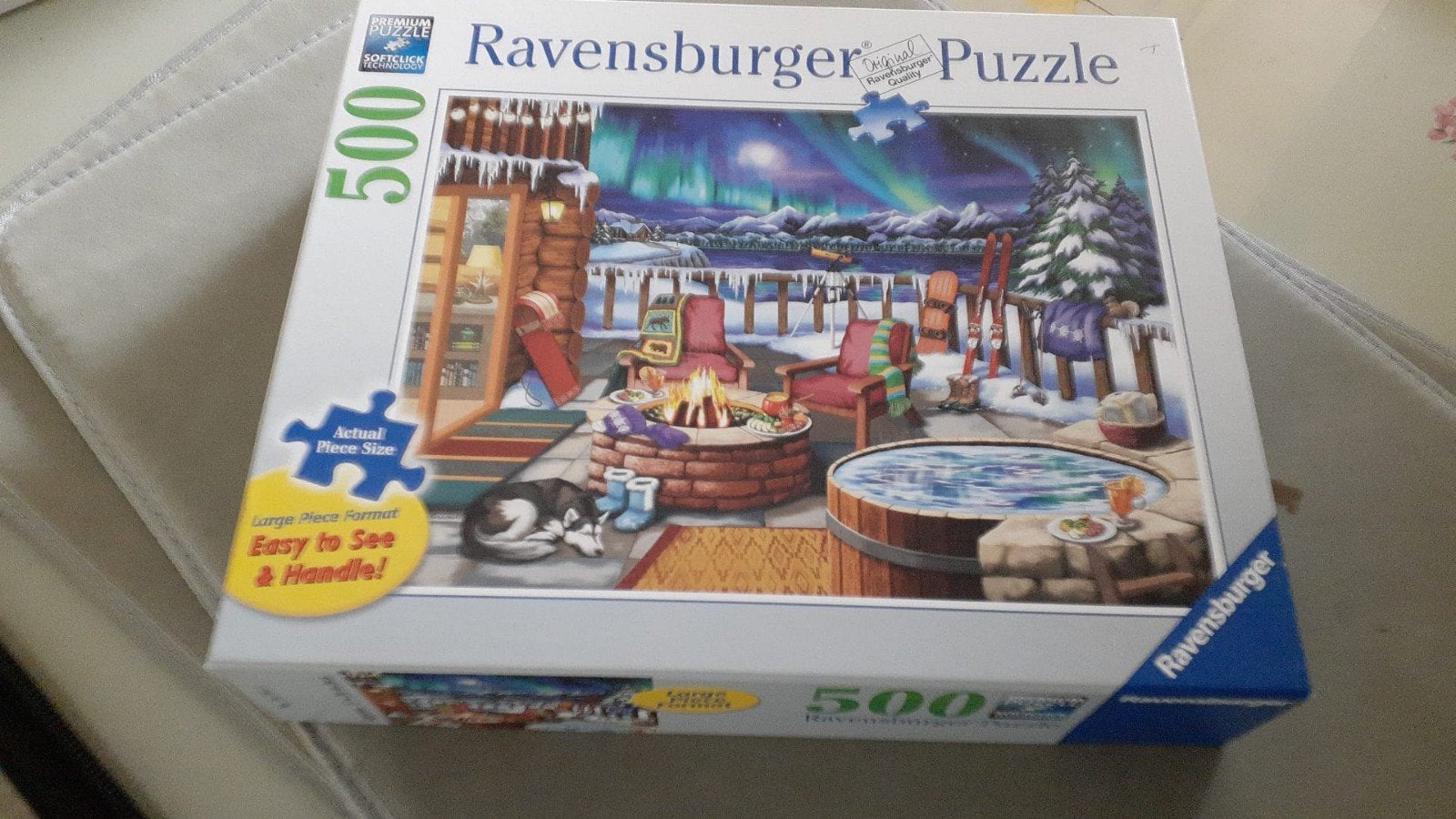 Ravensburger Legpuzzel XL 500 stukjes - Winteravond, Ophalen of Verzenden, 500 t/m 1500 stukjes, Zo goed als nieuw, Legpuzzel