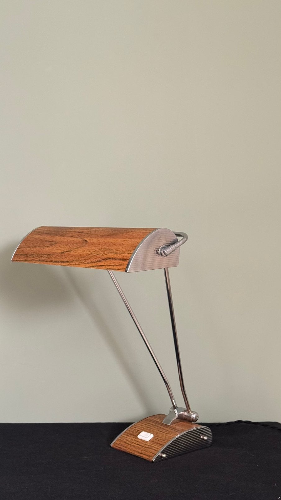 Vintage lamp bureaulamp tafellamp Eileen Gray Jumo ‘30, Bureaulamp, Gebruikt, Art deco, E14 (klein)