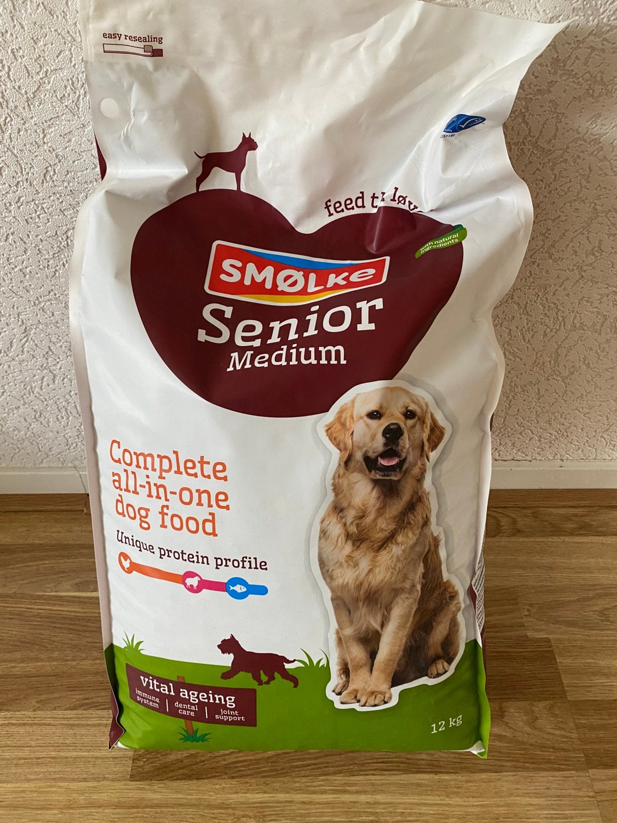 Smølke Senior Medium hondenvoer – 12 kg – ongeopend, Dieren en Toebehoren, Ophalen, Hond
