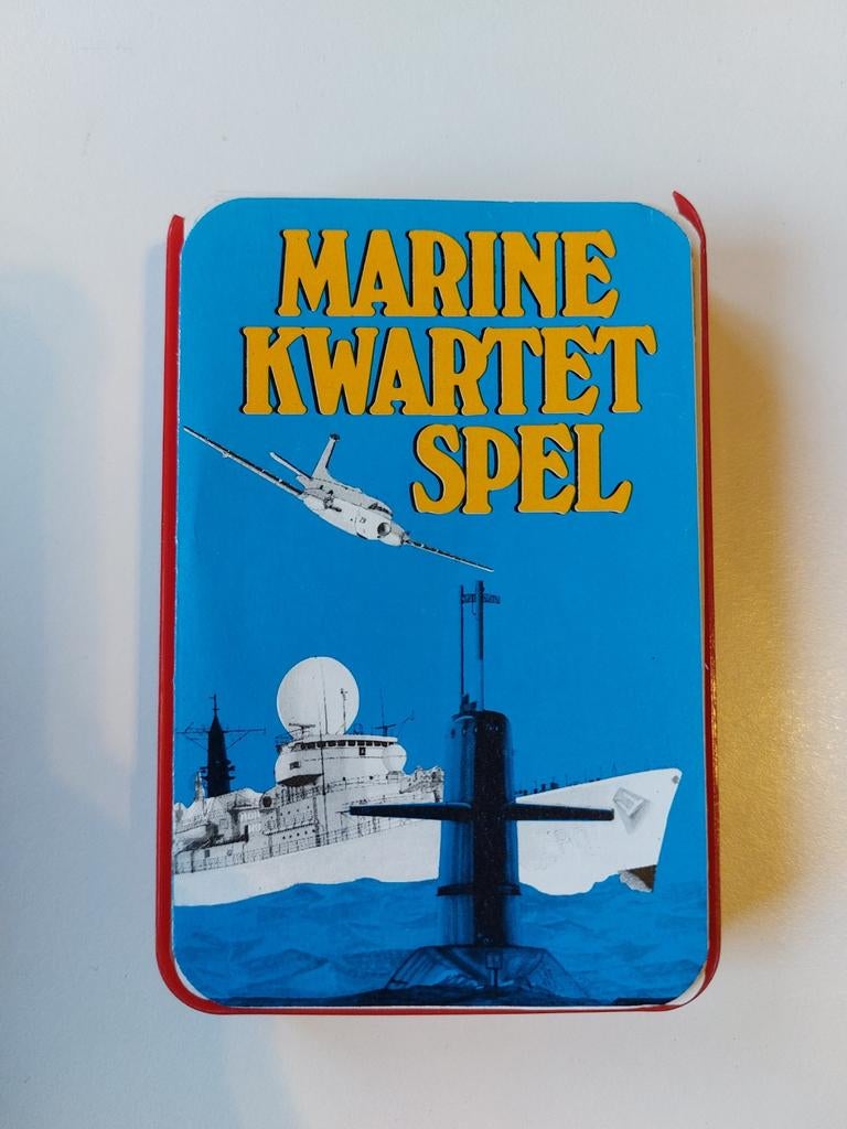 Marine kwartet spel vintage, Ophalen of Verzenden, Zo goed als nieuw, Kwartet(ten)