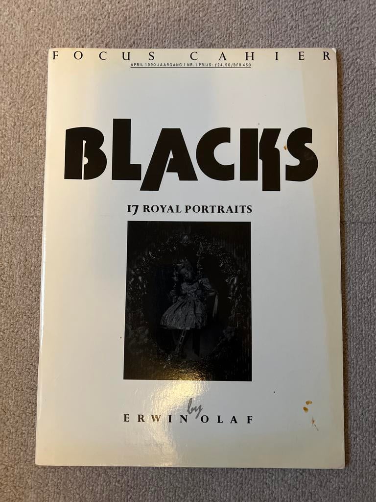 Erwin Olaf - Blacks: 17 Royal Portraits (Focus Cahier), Artiest, Ophalen of Verzenden, Zo goed als nieuw, Erwin Olaf