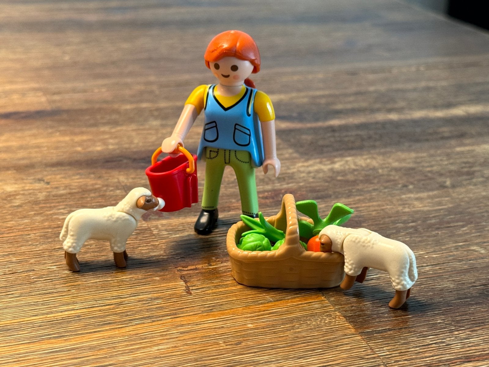 Playmobil 4765 boerin met lammetjes, Ophalen of Verzenden, Zo goed als nieuw