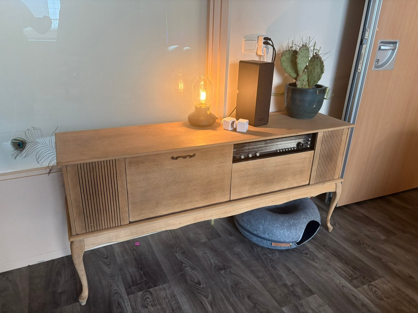 Prachtig antiek Queen Ann audiomeubel/dressoir, Ophalen