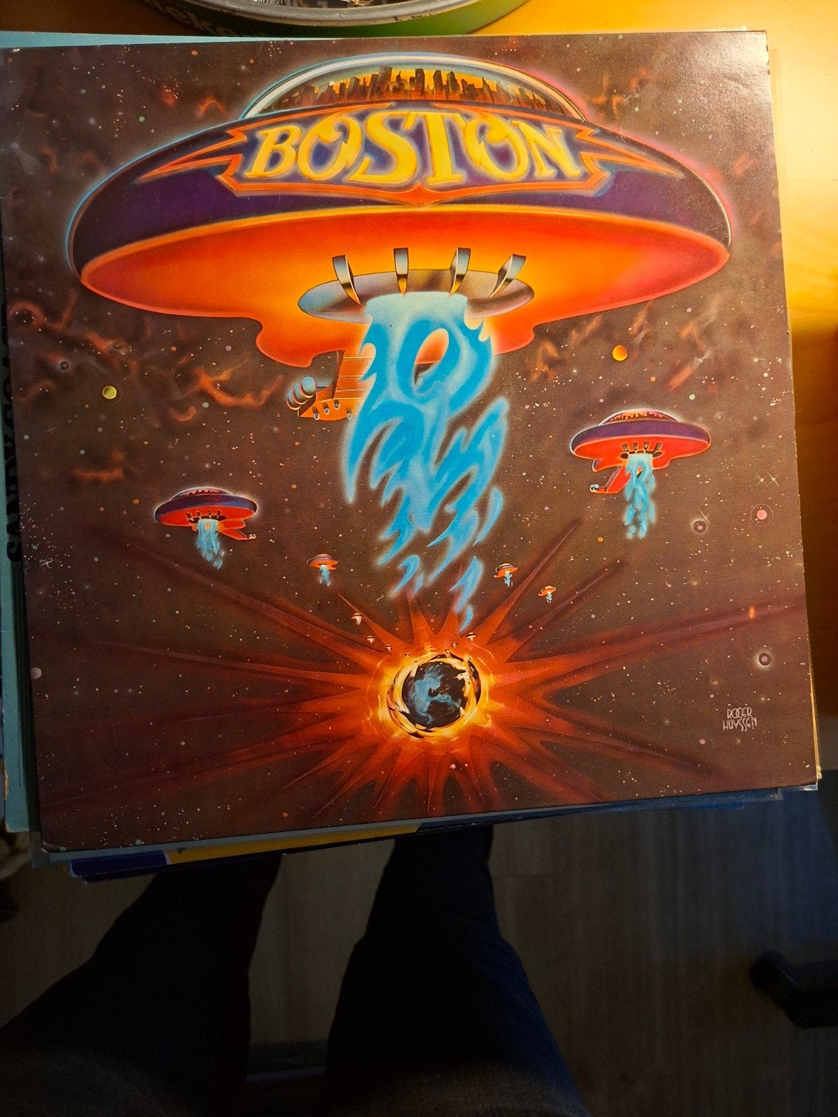 Boston - Boston LP (1976) Classic Rock Vinyl, Cd's en Dvd's, LP, Gebruikt, Originele persing, Ophalen of Verzenden