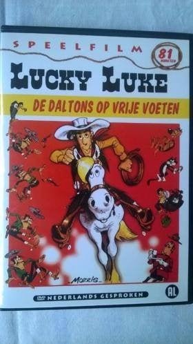 Lucky Luke De Daltons op vrije voeten 2001, Cd's en Dvd's, Tekenfilm, Alle leeftijden, Overige soorten, Ophalen of Verzenden