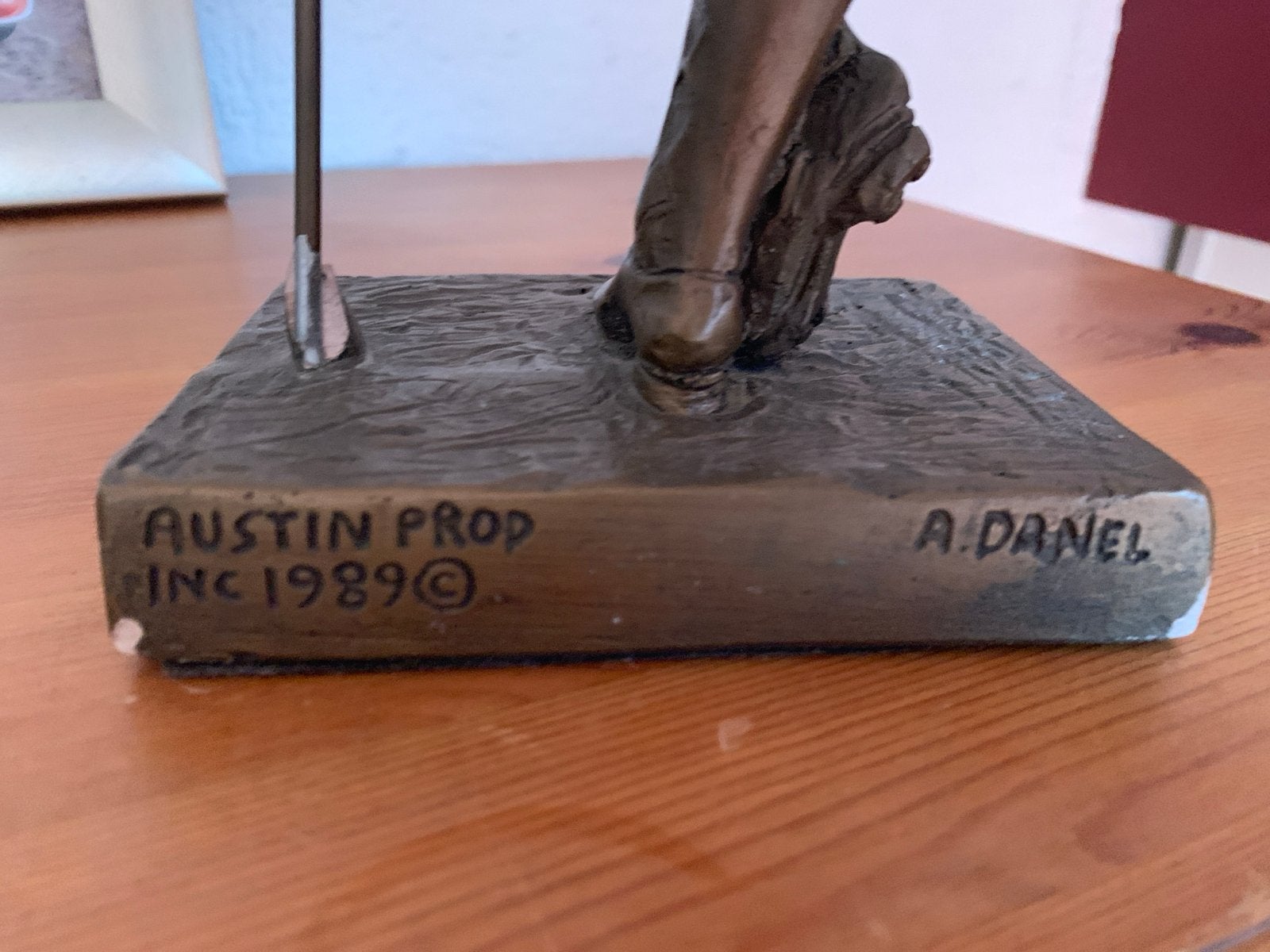 Vintage Golf Beeld - Austin Productions 1989 - A. Danel, Ophalen of Verzenden, Beeld, Klassiek, Noord-Amerika