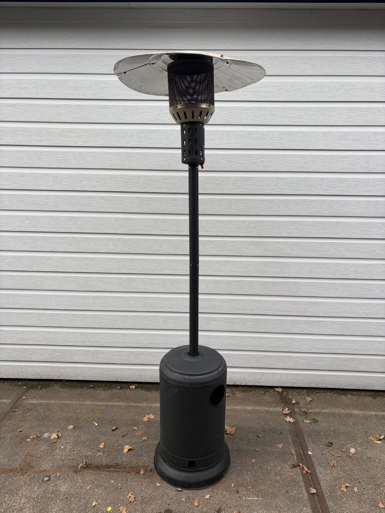 Terrasheater patioheater gebruikt maar nog goed werkend, Ophalen, Gebruikt, Gas, Vrijstaand