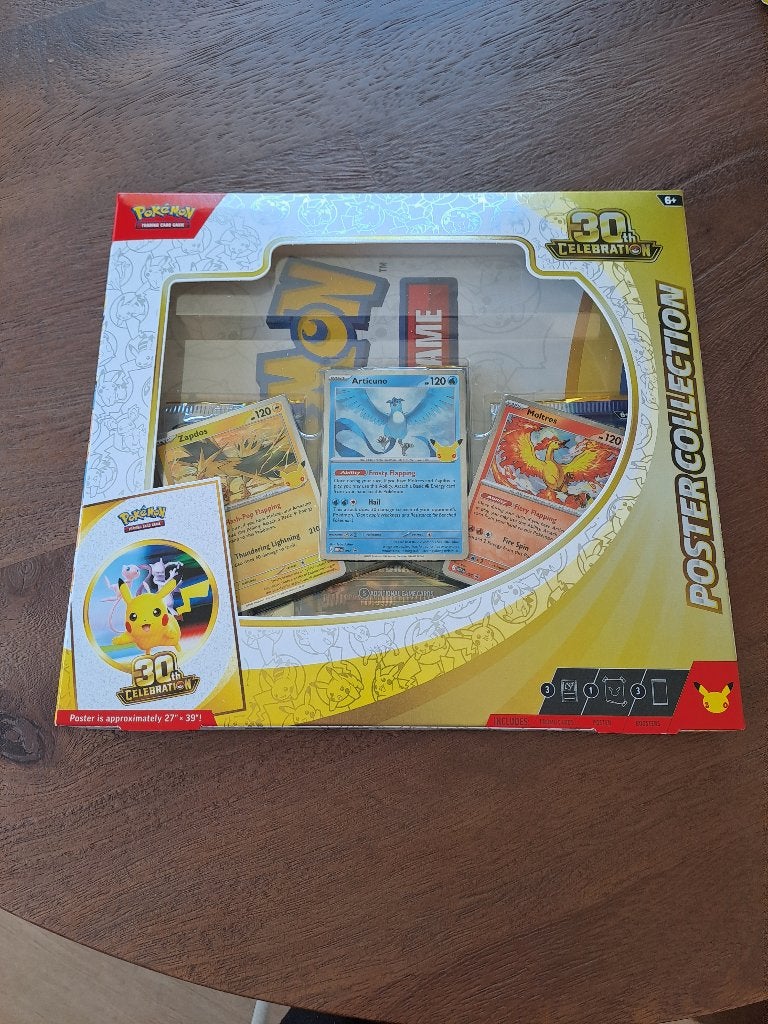 Pokemon 30th anniversary poster collection, Ophalen, Nieuw