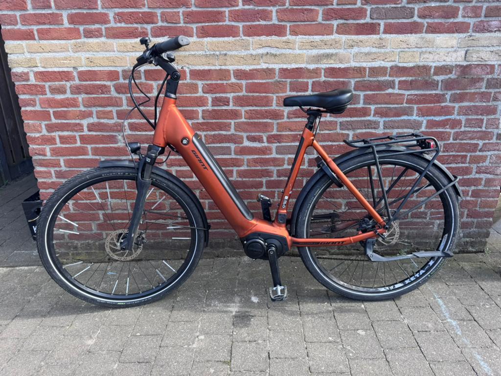 Giant DailyTour E+2 Dames E-Bike - Koper/Brons, Fietsen en Brommers, Ophalen of Verzenden, Gebruikt, Giant, (Extra) lage instap