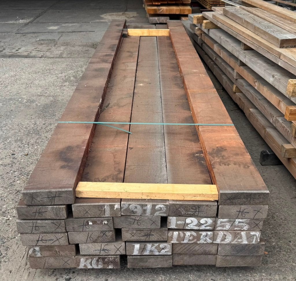 Azobé hardhout 65x205, Tuin en Terras, Palen, Balken en Planken, Ophalen, Zo goed als nieuw, Hardhout, 250 cm of meer