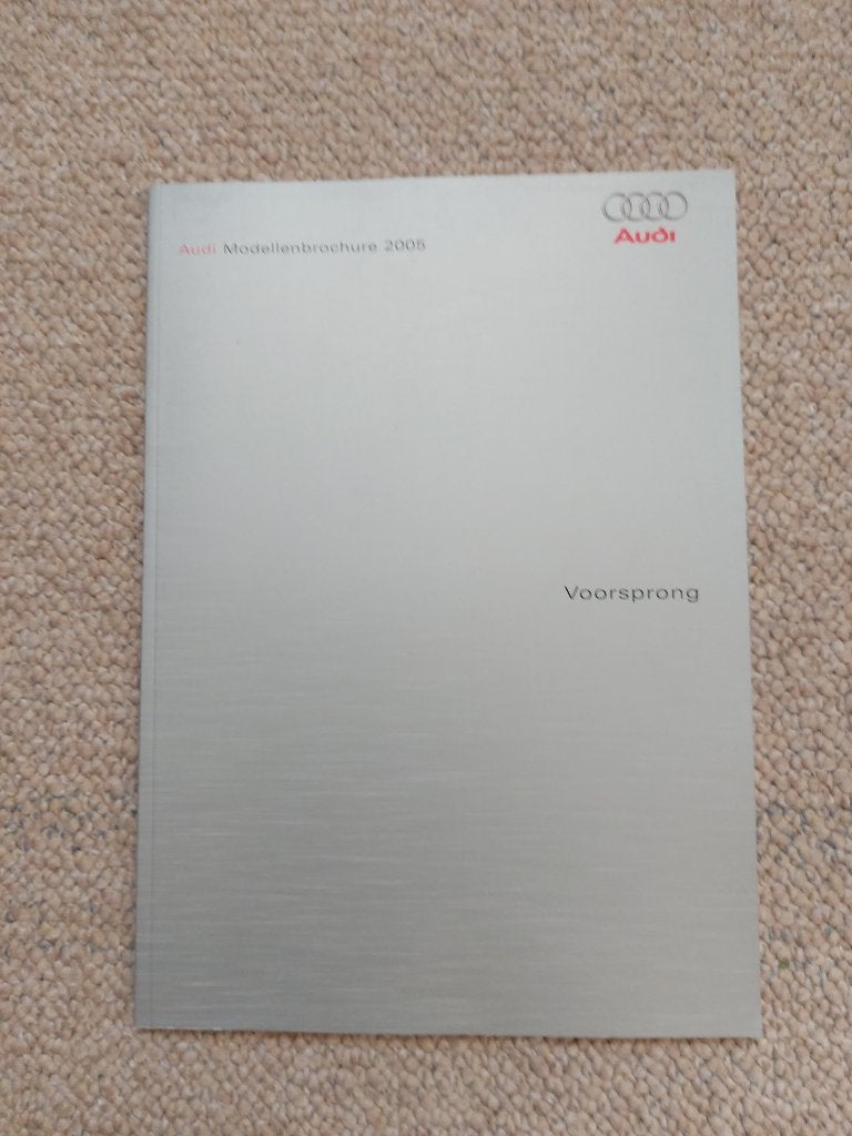 Folder Audi Modellen 2005, Boeken, Ophalen of Verzenden, Zo goed als nieuw, Audi