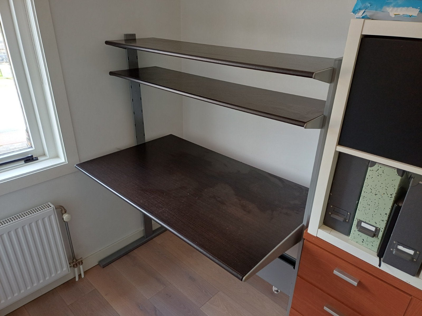IKEA Fredrik bureau - gratis, Ophalen, Zwart, Metaal, 121 cm