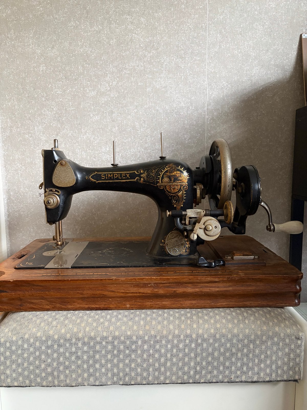 Antieke Simplex Naaimachine - Decoratief Stuk, Ophalen