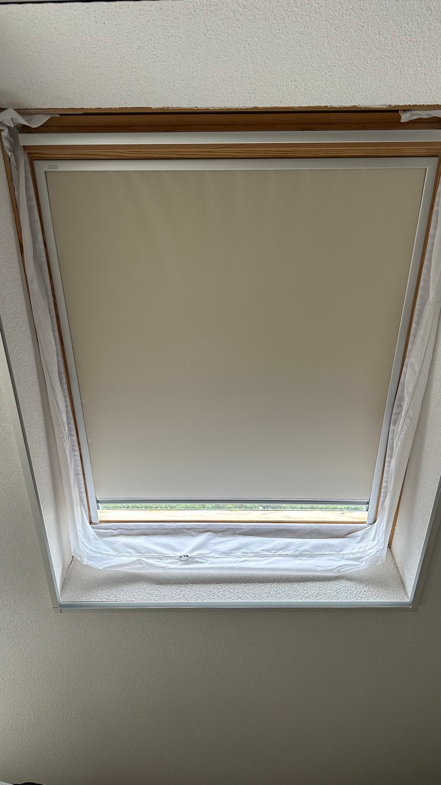 Velux verduisterend rolgordijn GGL S08 3059 crème wit, Ophalen, Gebruikt, 100 tot 150 cm, 50 tot 100 cm