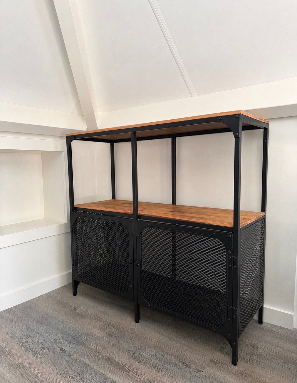 IKEA FJÄLLBO kast in goede staat, Gebruikt, 100 tot 150 cm, Metaal, 25 tot 50 cm