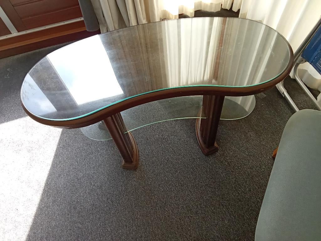 Salontafel antiek zgn niervorm. Perfecte staat, Ophalen, Gebruikt, 100 tot 150 cm, Klassiek