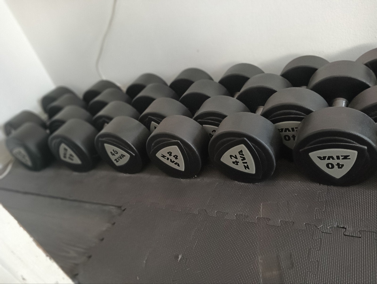 Ziva Dumbbells 34-50 kg (per 2 kg), Ophalen, Zo goed als nieuw, Benen, Dumbbell