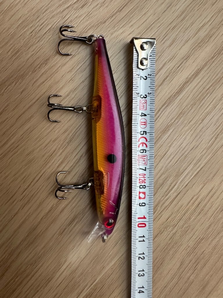 Kunstaas minnow pluggen met ratel – diverse kleuren, Ophalen of Verzenden, Nieuw, Overige typen