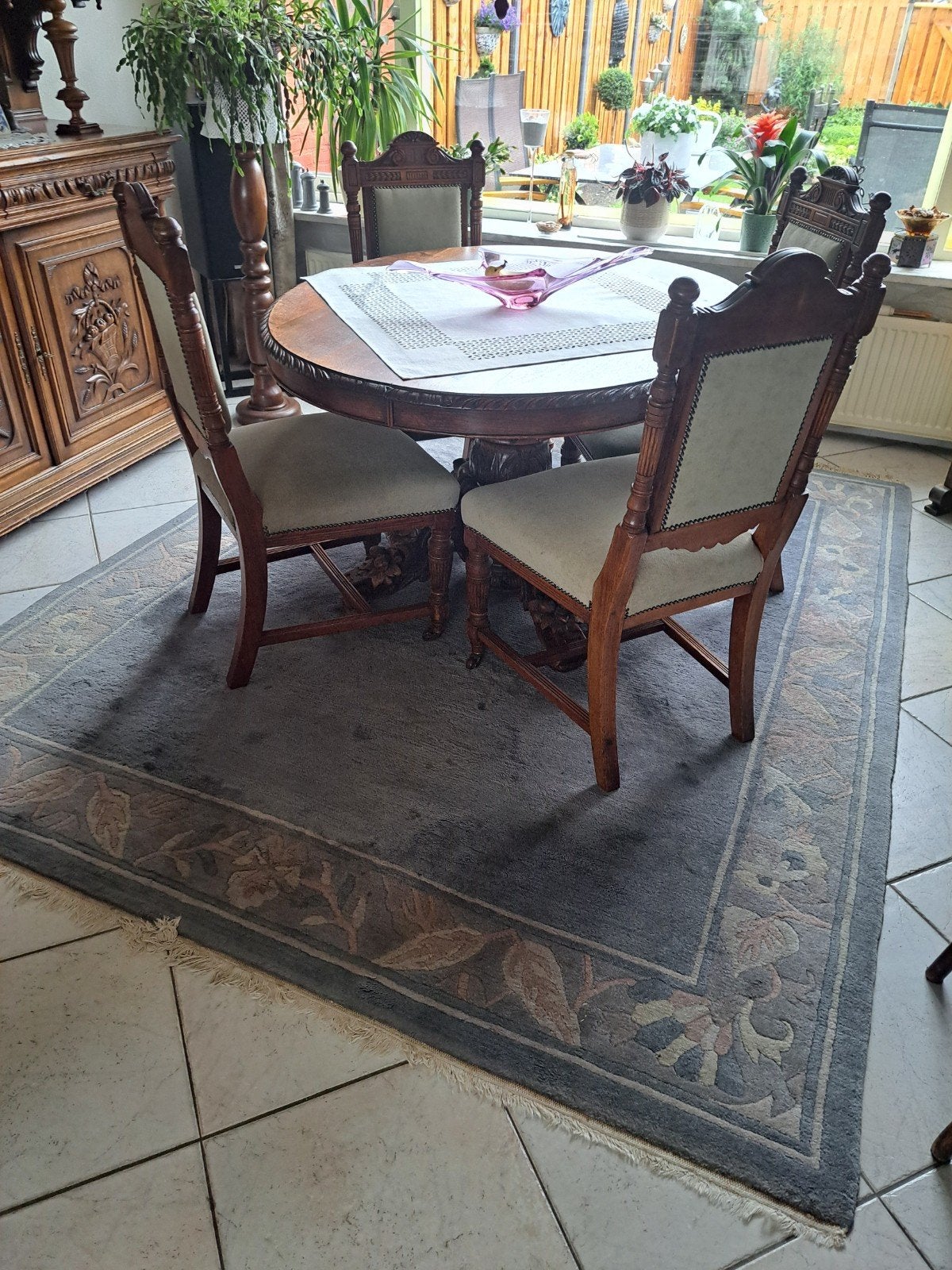 Nepal origineel handgemaakt carpet., Ophalen, Zo goed als nieuw, Rechthoekig, 200 cm of meer