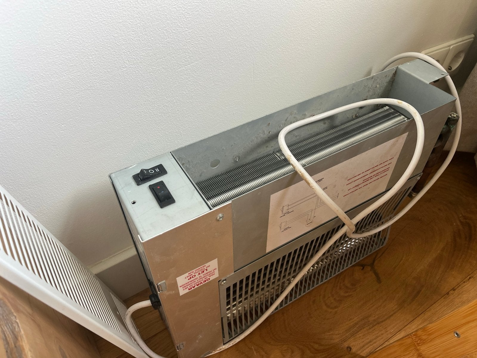Myson Kickspace 800 Plintverwarming, Ophalen, Gebruikt, Minder dan 30 cm, Radiator