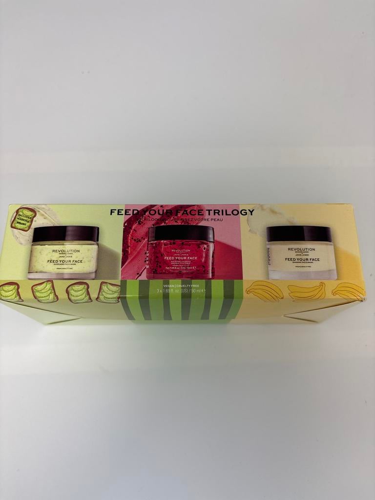 Revolution Feed Your Face Trilogy Set, Overige kleuren, Gehele gezicht, Nieuw, Ophalen of Verzenden