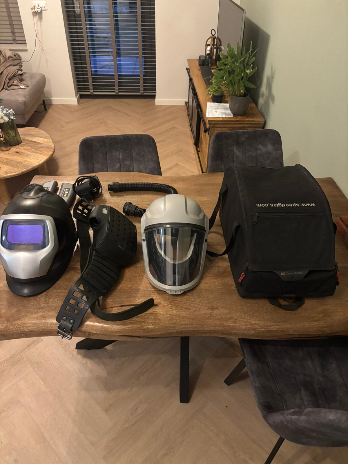 3M Speedglas 9100 Air met Adflo X filter, Lasfilter, Ophalen, Zo goed als nieuw