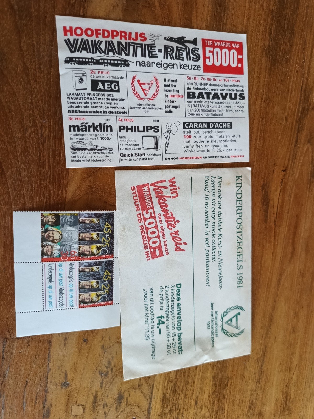 Kinderpostzegels 1981 - Ongebruikt velletje, Postzegels en Munten, Postzegels | Nederland, Ophalen of Verzenden, Na 1940, Postfris
