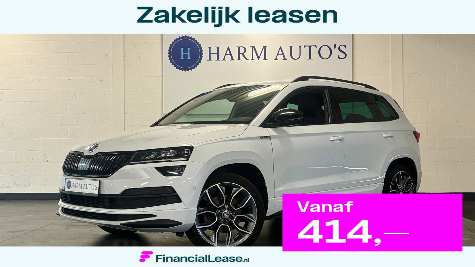 Skoda Karoq 2.0 TSI 4x4 Sportline 190pk DSG Pano/ Navi / CAM, Dealer onderhouden, Gebruikt, Zwart, 1984 cc