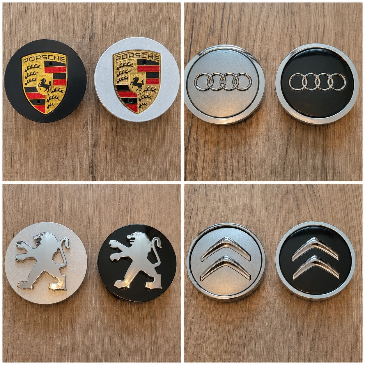 Naafdoppen Porsche audi peugeot citroen NIEUW, Auto diversen, Wieldoppen, Ophalen of Verzenden, Nieuw