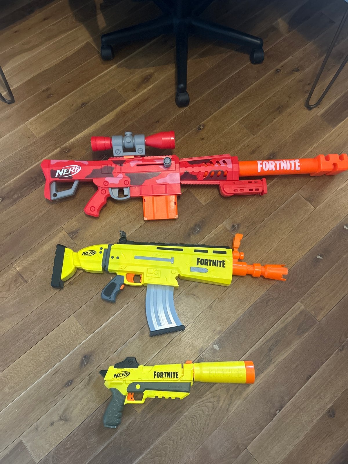 Nerf Fortnite Blasters Set - 3 stuks, Ophalen, Gebruikt, Jongen of Meisje