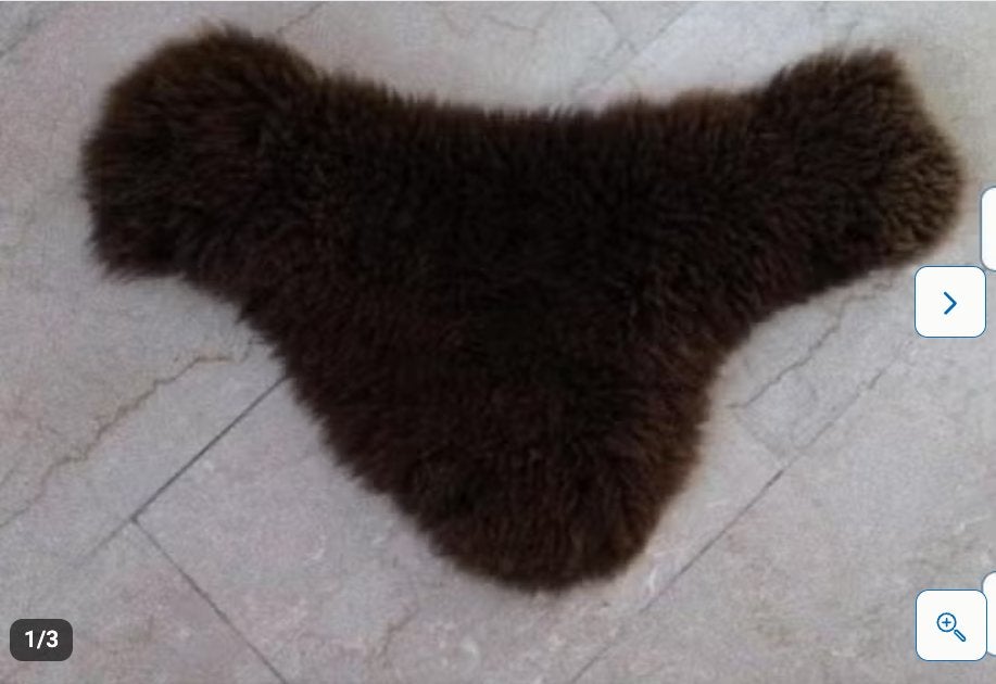 Bontje kleedje Lengte 60 cm Breedte 35 cm, Huis en Inrichting, Stoffering | Tapijten en Kleden, 50 tot 100 cm, Zo goed als nieuw