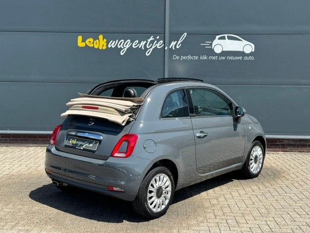 Fiat 500 C 1.2 Lounge Cabrio *carplay *cruise *p-sensor, Auto's, Fiat, Voorwielaandrijving, Gebruikt, 4 cilinders, Cabriolet