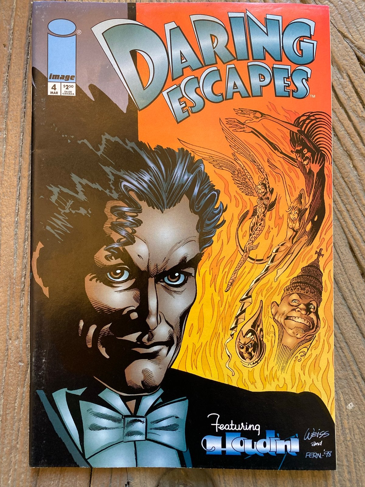 Daring Escapes #4 Image Comics Featuring Houdini, Eén stripboek, Ophalen of Verzenden, Zo goed als nieuw