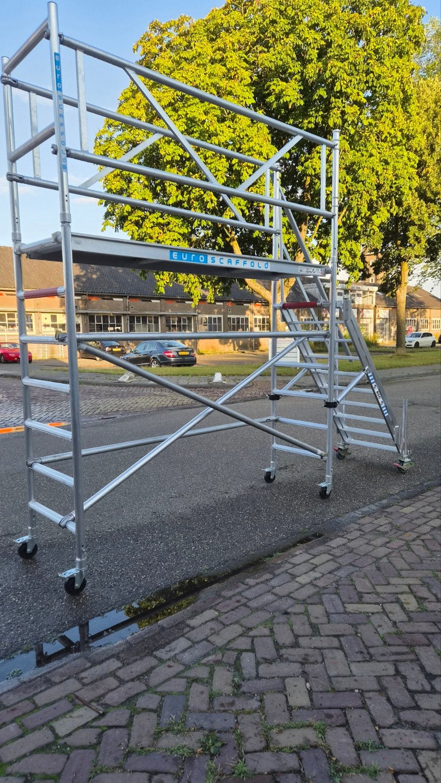 te koop Rolsteiger-camer /carvan/vrachtwagen wassen steiger, Nieuw, Ophalen of Verzenden, Euroscaffold, Rolsteiger of Kamersteiger