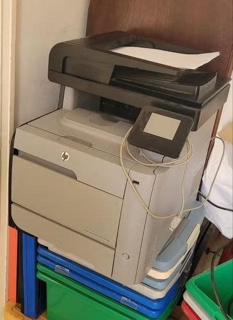 Goed werkende HP kleuren-laserprinter/scanner, Ophalen, Kleur printen, Gebruikt, All-in-one
