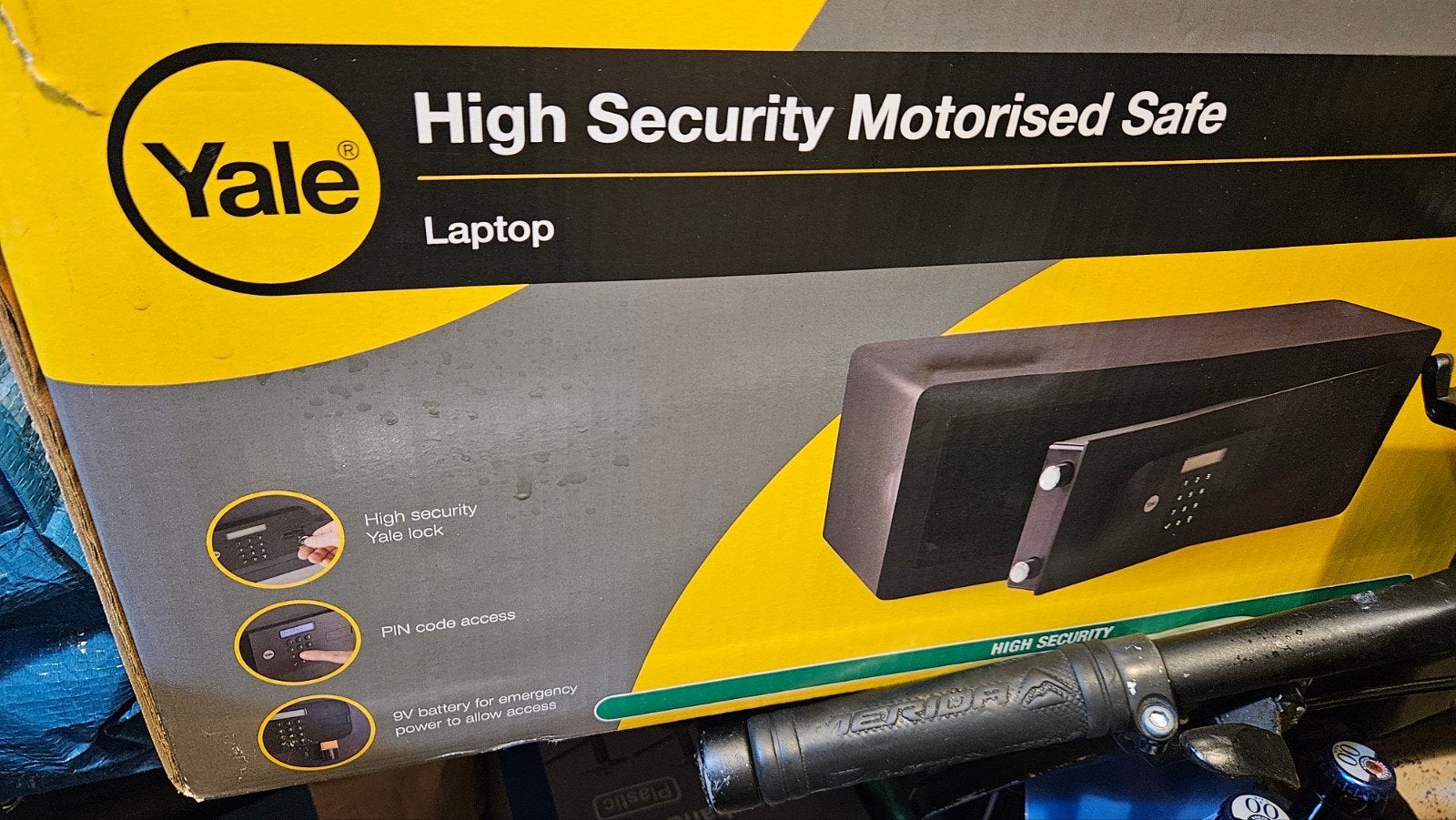 Yale High Security Elektronische Laptopkluis YLEB/200/EB1, Ophalen, Nieuw