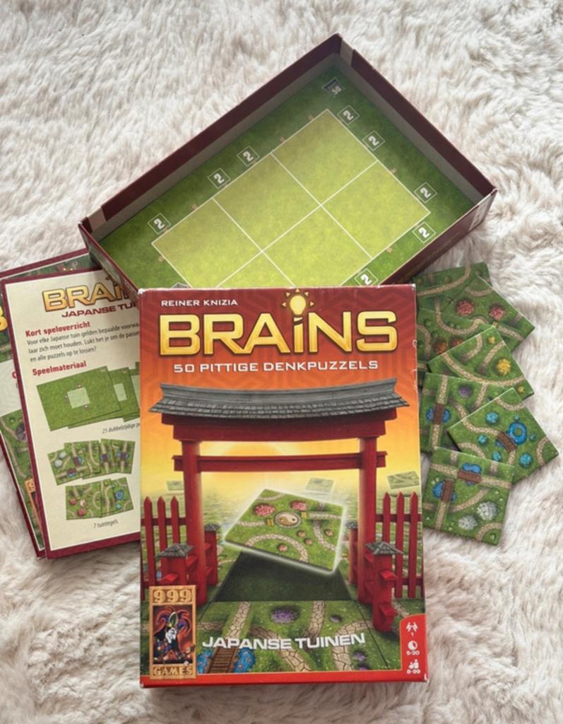 Brains Japanse Tuinen denkpuzzel, Hobby en Vrije tijd, Gezelschapsspellen | Bordspellen, Ophalen of Verzenden, Zo goed als nieuw