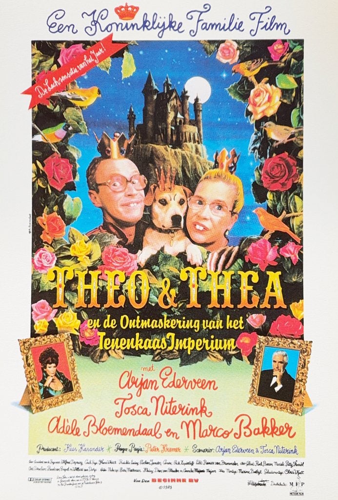 Set van 10 kaarten Theo & Thea Speelfilm, Ophalen, 1980 tot heden, Ongelopen, Cultuur en Media