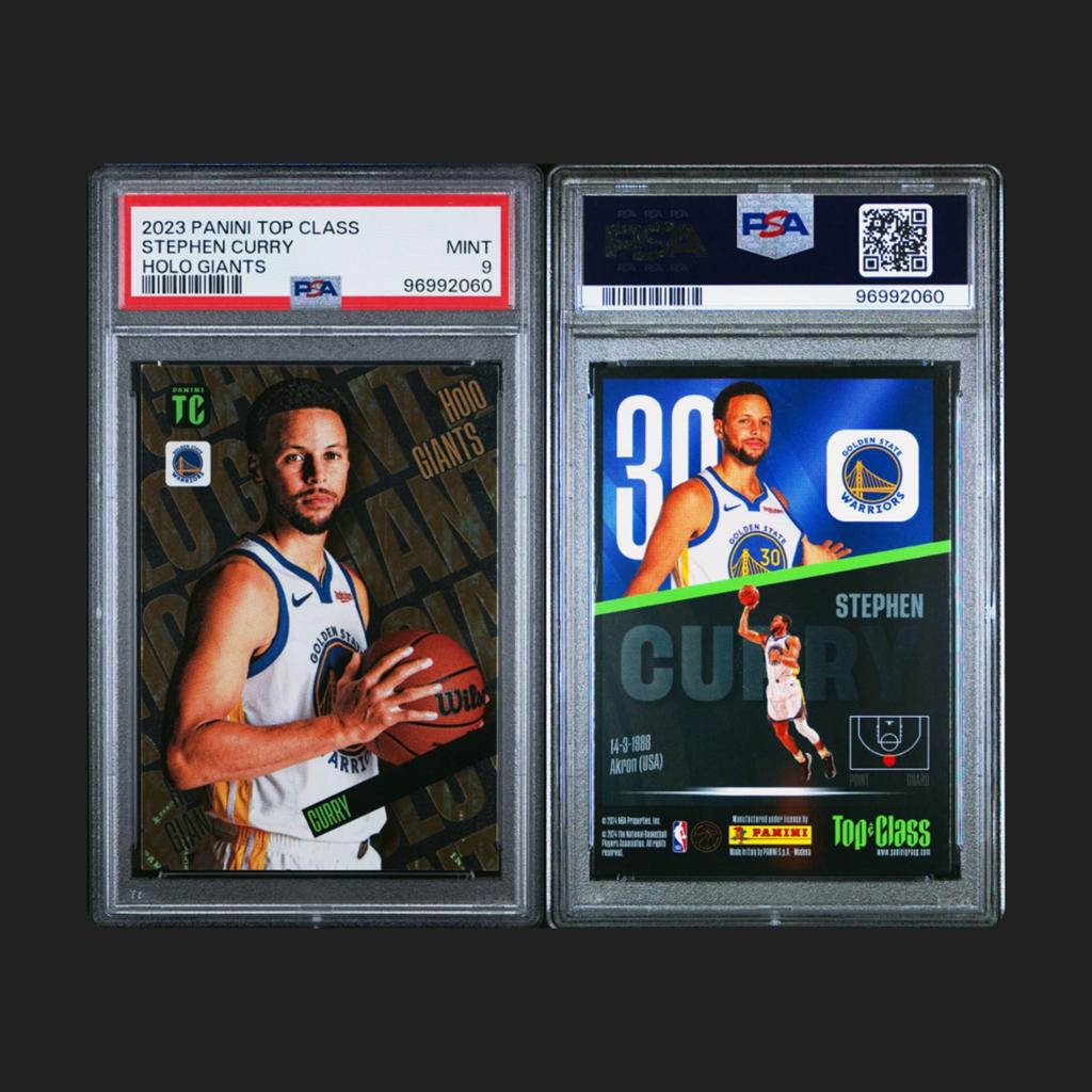 Curry holo giants PSA9, Ophalen of Verzenden, Zo goed als nieuw, Buitenlandse clubs