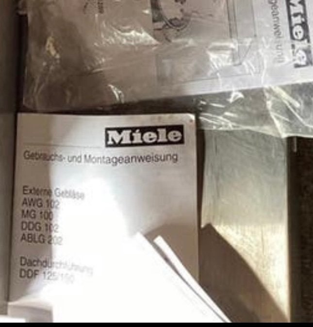 MIELE NIEUWE HORECA AFZUIGKAP!1.20 breed!Hoogte verstelbaar!, Ophalen, Wandschouwkap, Vrijstaand, Motor