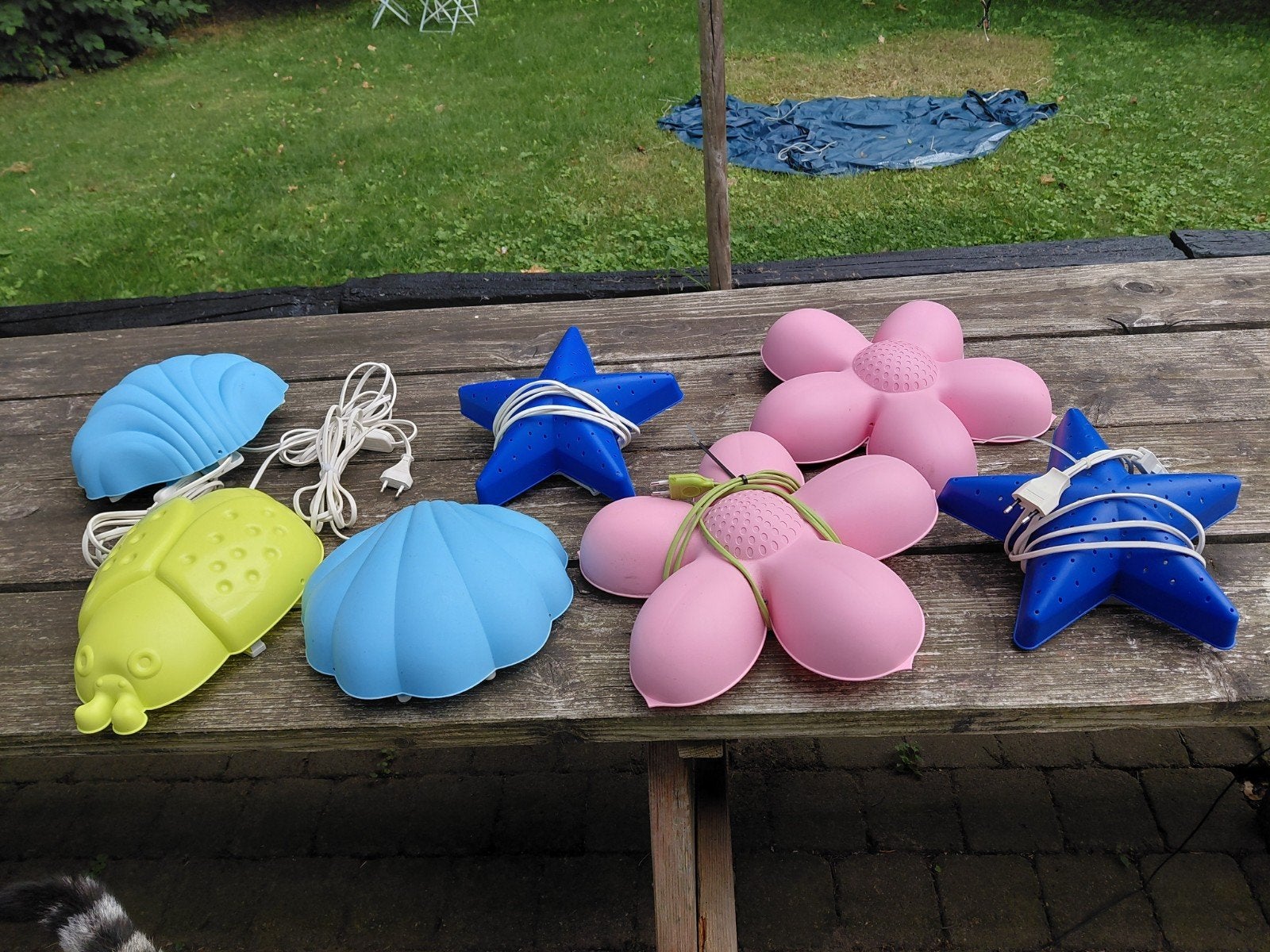 Ikea wandlampen set (diverse vormen en kleuren), Gebruikt, IKEA, Meerkleurig, Overige fittingen